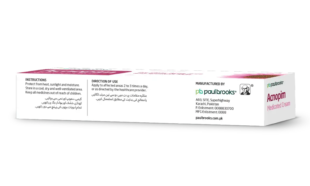 Acnopim Medicated Cream For Clear, Acne-Free and Spotless Skin Price In Pakistan