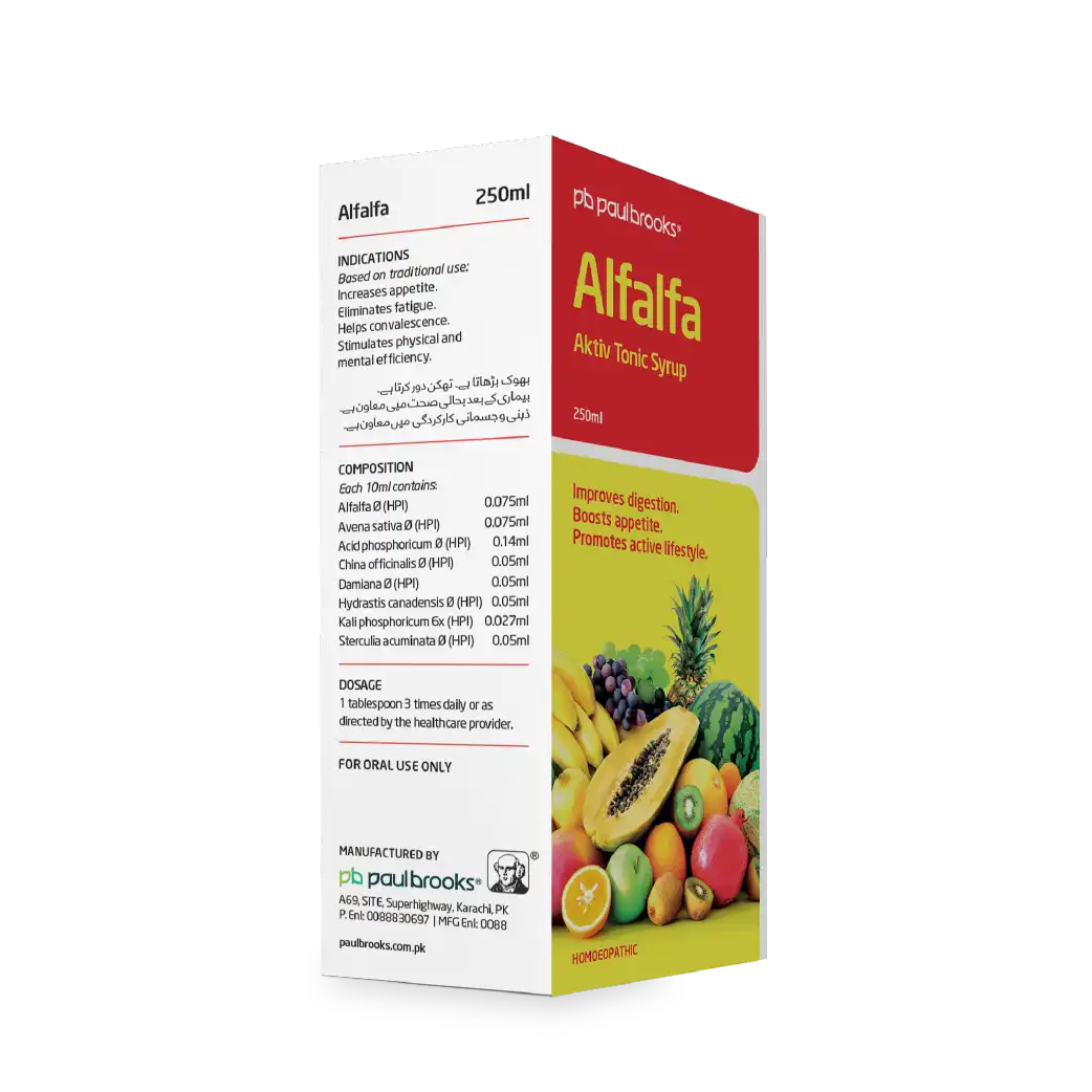 Alfalfa Aktiv Tonic Syrup