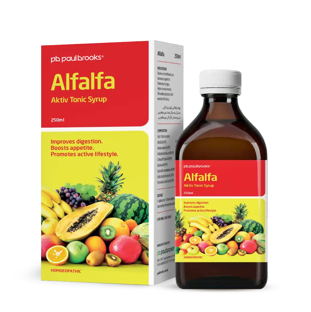 Alfalfa Aktiv Tonic Syrup to improve digestion boost appetite