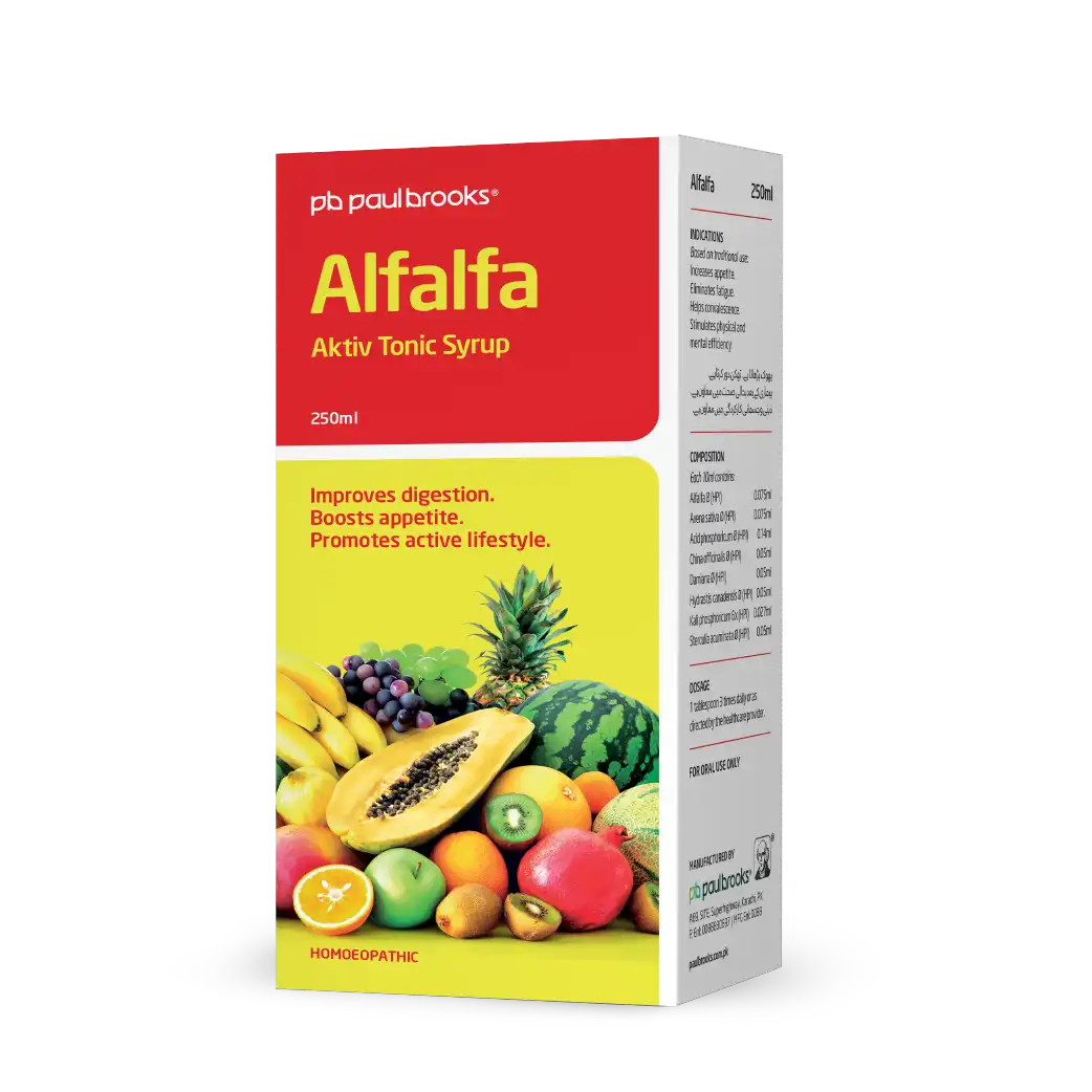 Alfalfa Aktiv Tonic Syrup to promotes active lifestyle