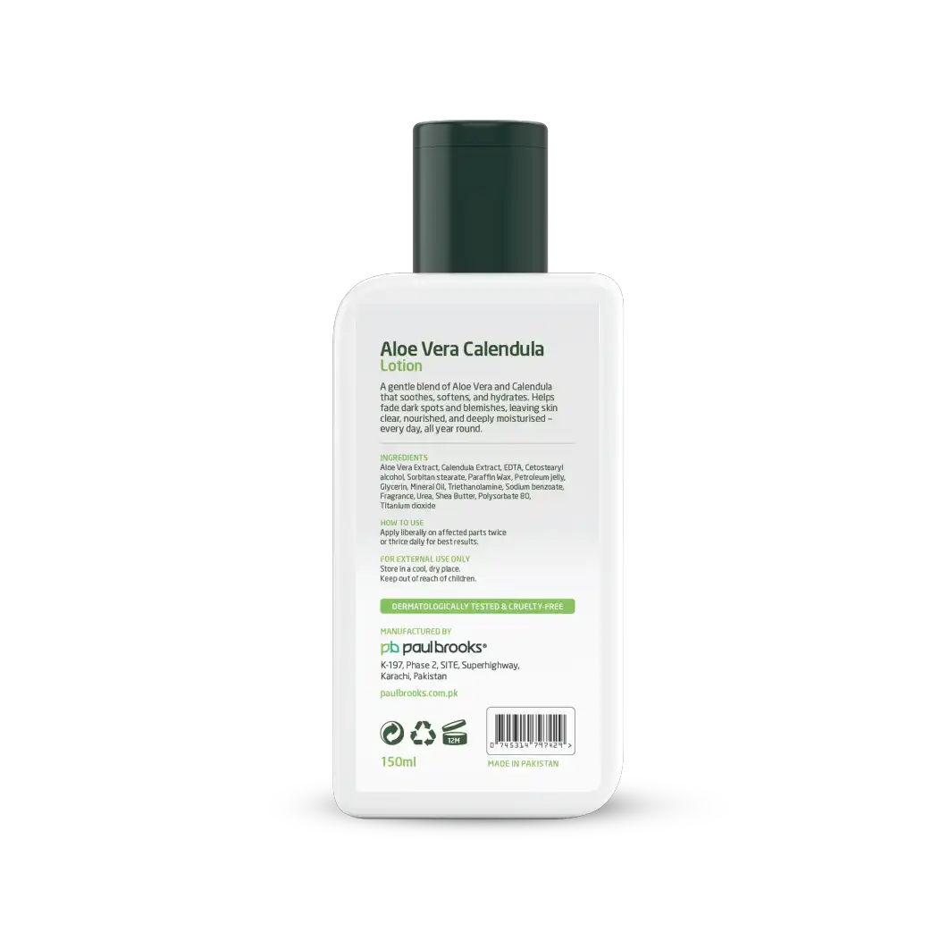 Aloe Vera Calendula Lotion – Paul Brooks