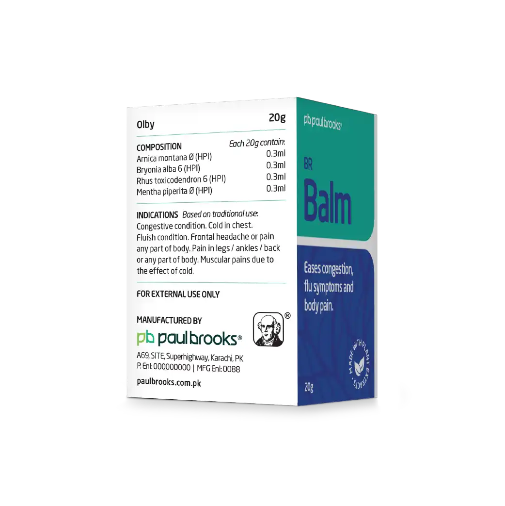BR Balm - Eases Congestion, Flu Symptoms and Body Pain Price In Pakistan