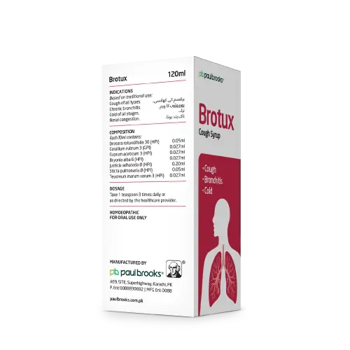 Brotux Cough Syrup – Paul Brooks