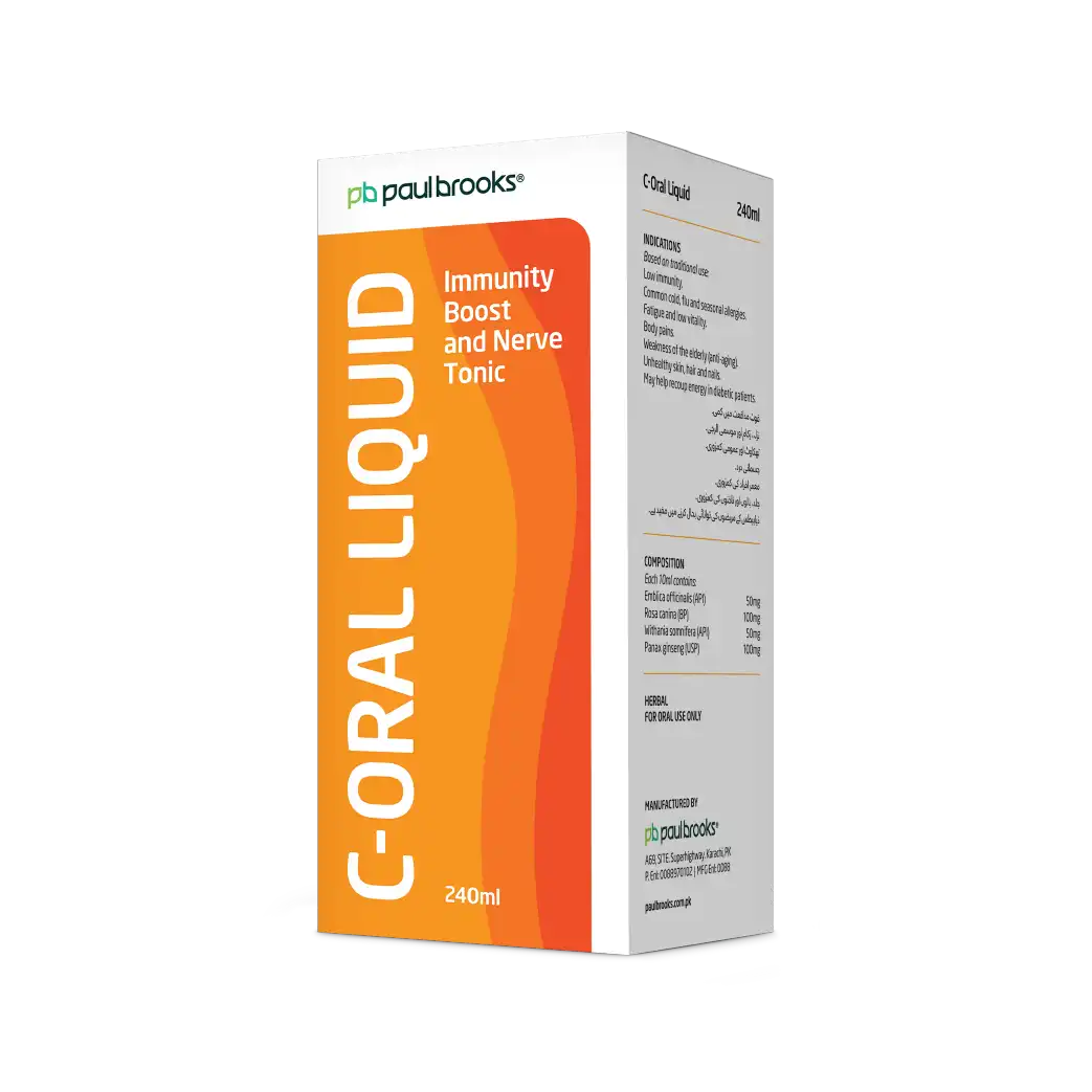C-Oral Liquid - Immunity Boost And Nerve Tonic Price In Pakistan