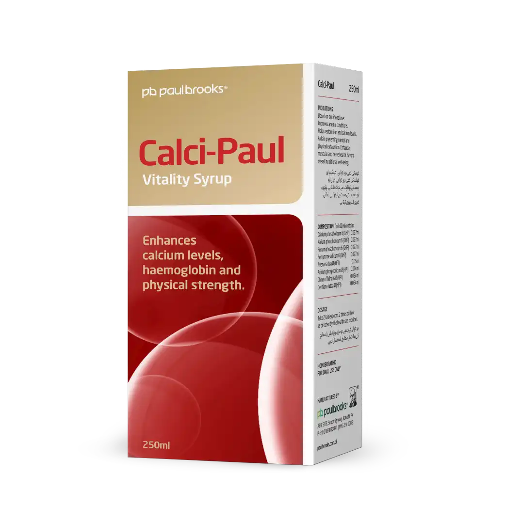 Calci-Paul Vitality Syrup to enhance calcium levels, haemglobin and physical strength price in pakistan