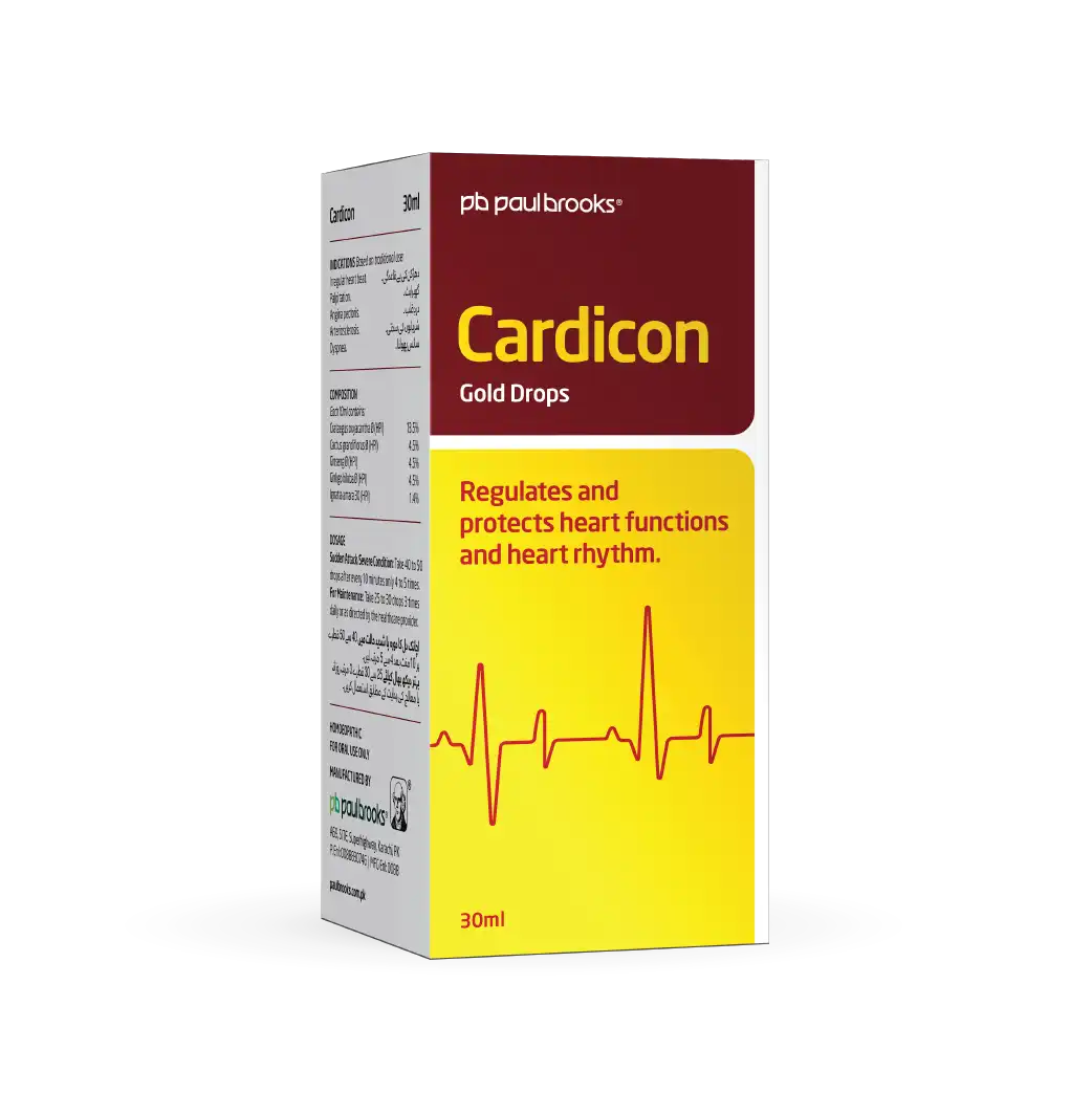 Cardicon Gold Drops - Regulates & Protect Heart Functions and Heart Rhythm price in Pakistan