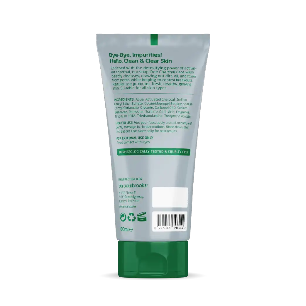 Charcoal Face Wash Purifying Cleanser for Clear, Detoxified Skin Price In Pakistan