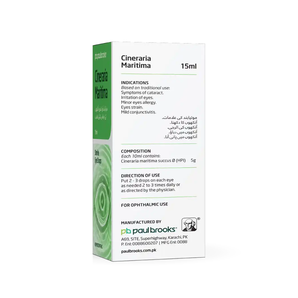 Cineraria Martima Sterile Eye Drops Price in Pakistan