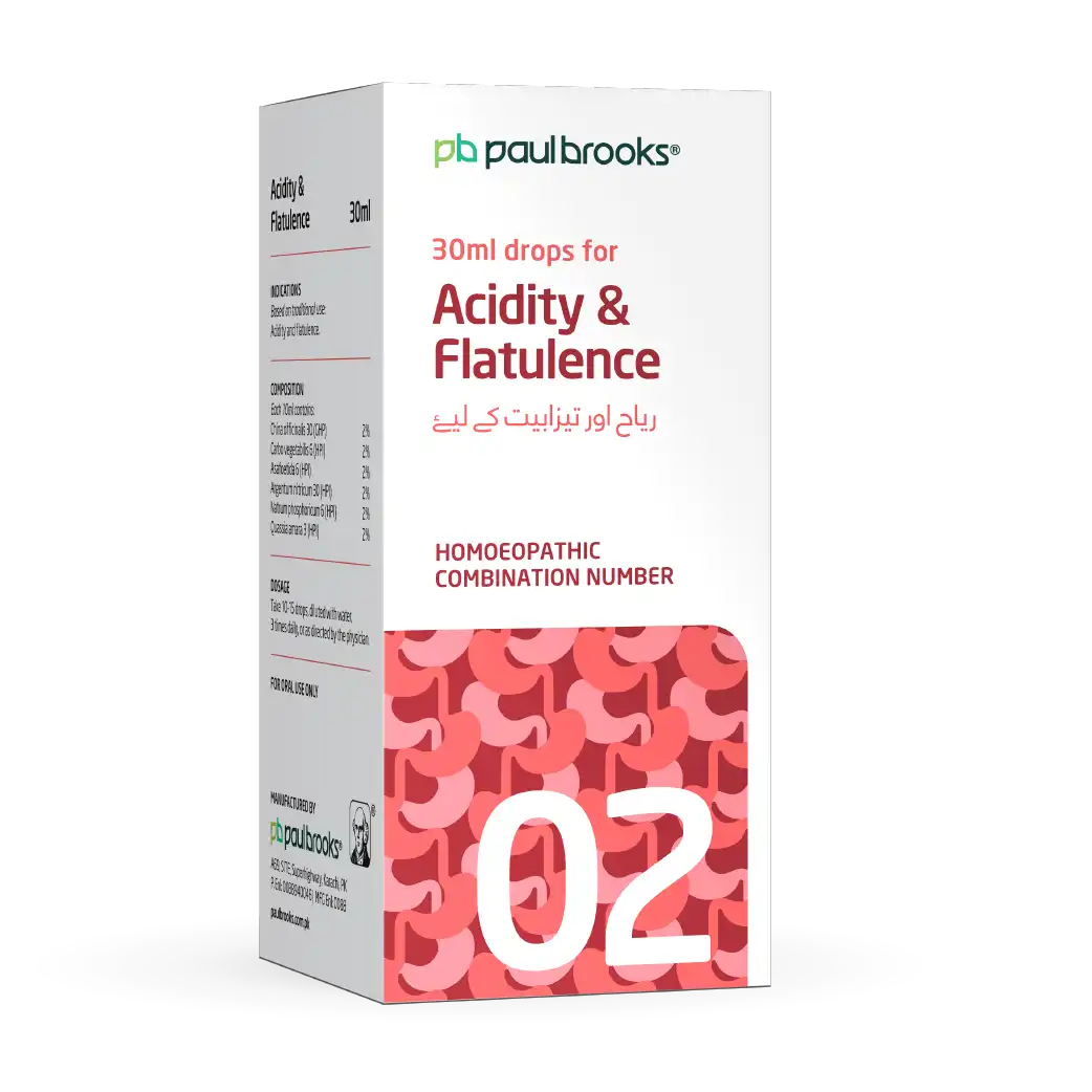 Combination Number 02 Drops for Acidity and Flatulence Price In Pakistan