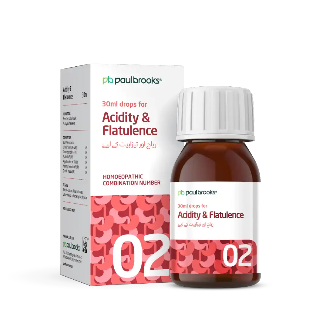 Combination Number 02 Drops for Acidity and Flatulence Price In Pakistan