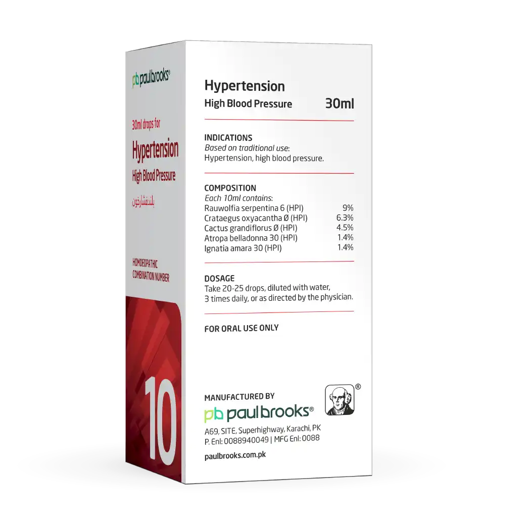 Combination Number 10 Drops for Hypertension High Blood Pressure Price In Pakistan