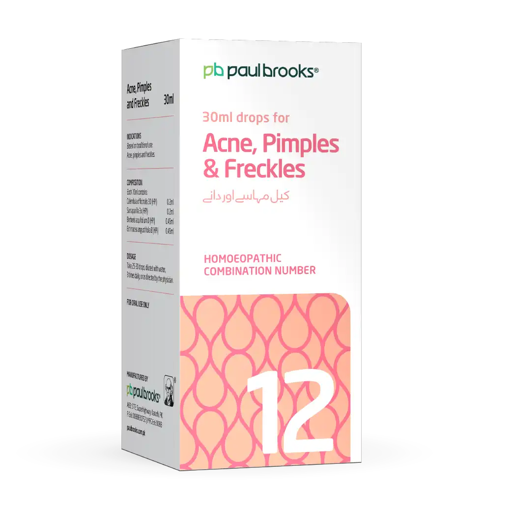 Combination Number 12 Drops for Acne, Pimples and Freckles Price In Pakistan