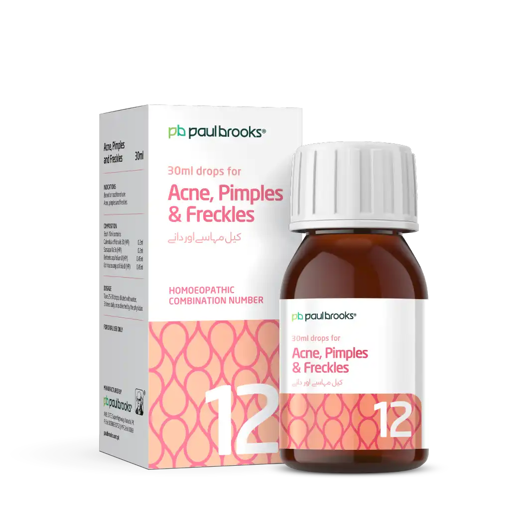 Combination Number 12 Drops for Acne, Pimples and Freckles Price In Pakistan