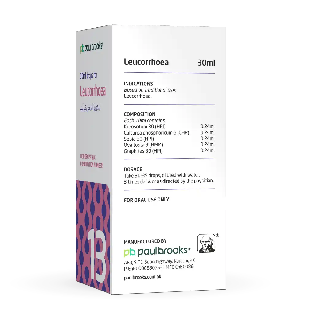 Combination Number 13 Drops for Leucorrhoea Price In Pakistan