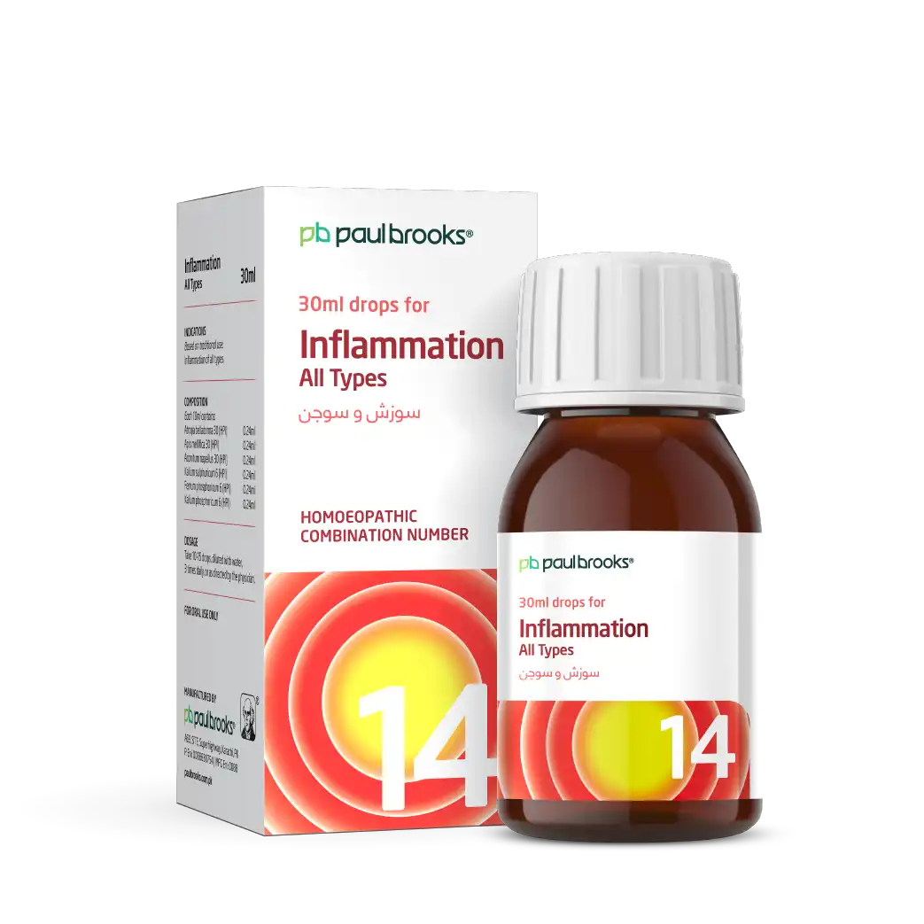 Combination Number 14 Drops for Inflammation All Types Price In Pakistan