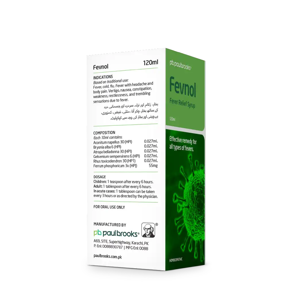 Fevnol Fever Relief Syrup For Effective Remedy For All Types Of Fevers ...