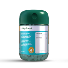 Ginkgo Brahmi Mind Recharge Plant-Powered Mental Health Support Price In Pakistan