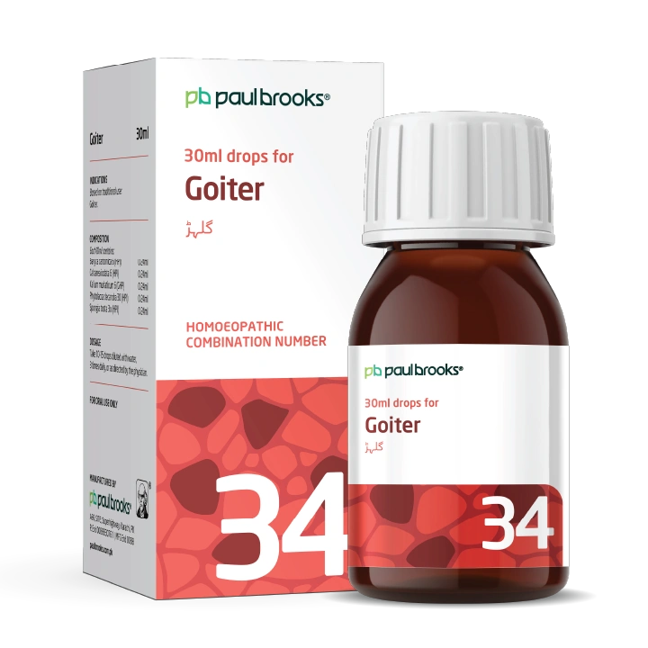 Combination No. 34 Goiter Support Drops | Natural Support for Thyroid ...