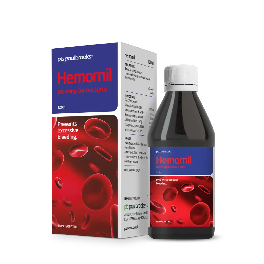 Hemornil Bleeding Control Syrup to prevent Excessive bleeding price in pakistan