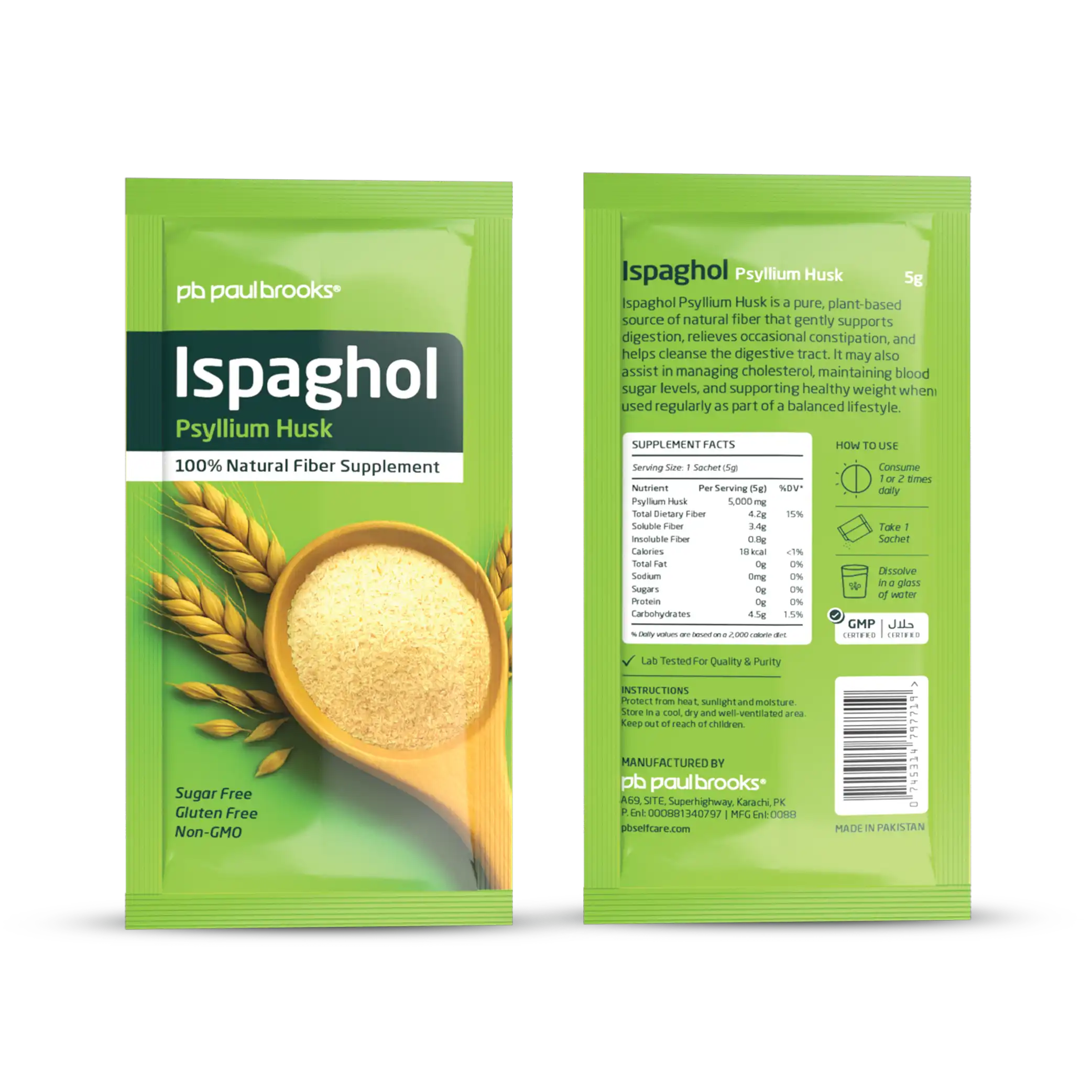 Ispaghol Psyllium Husk Sachet price in pakistan