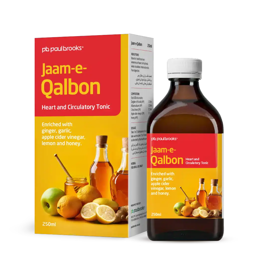 Jaam-e-Qalbon Heart and Circulatory Tonic - Enriched with ginger, garlic, apple cider vinegar lemon and honey