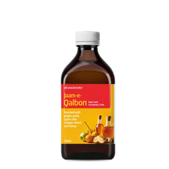 Jaam-e-Qalbon Heart and Circulatory Tonic - Enriched with ginger, garlic, apple cider vinegar lemon and honey pakistan