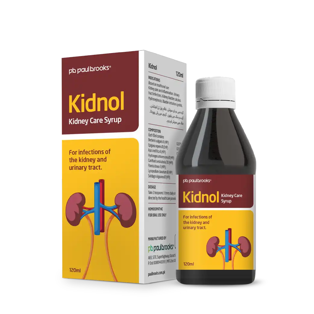 Kidnol Kidney Care Syrup for infactions of he kidney and urinary tract price in pakistan