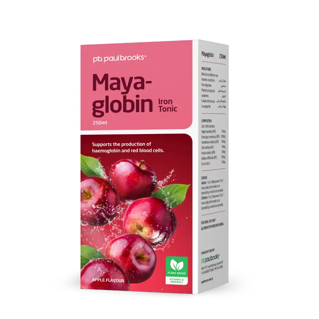 Mayaglobin Iron Tonic to support the production of haemoglobin and red blood cells price in pakistan