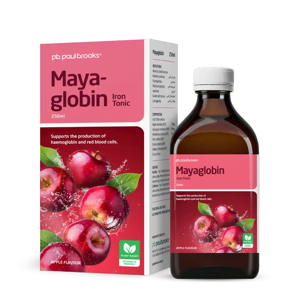 Mayaglobin Iron Tonic to support the production of haemoglobin and red blood cells price in pakistan