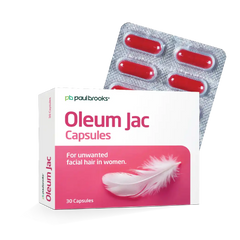 Oleum Jac Capsule for unwanted facial hair In Women in Pakistan