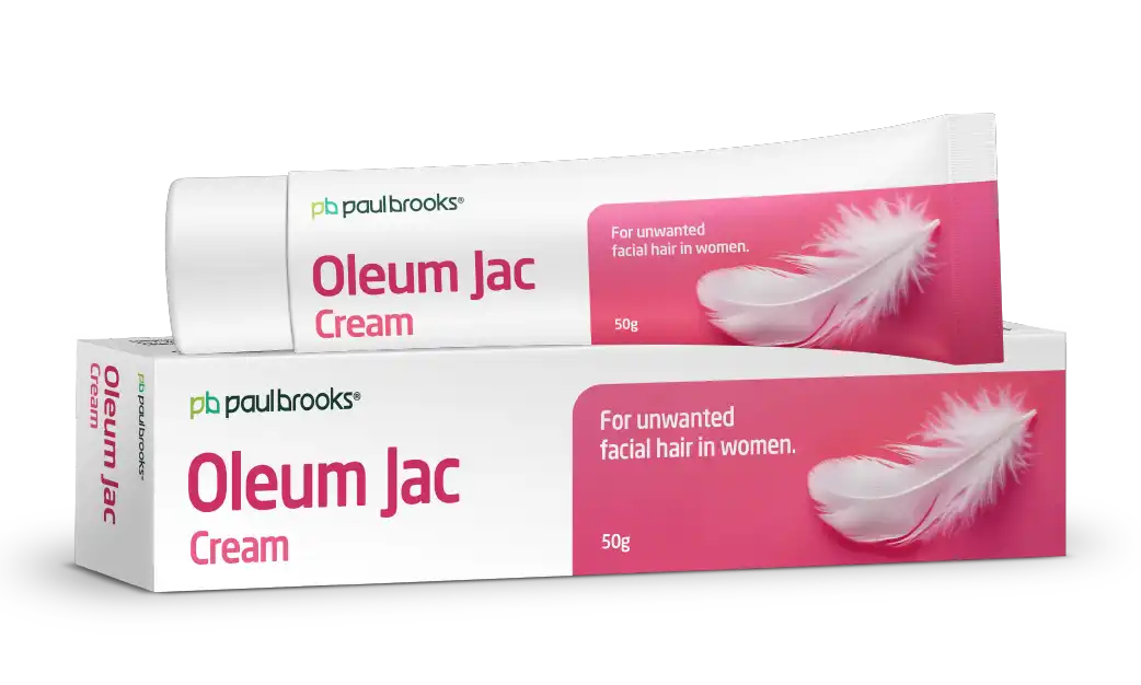 Oleum Jac Cream For Unwanted Facial Hair