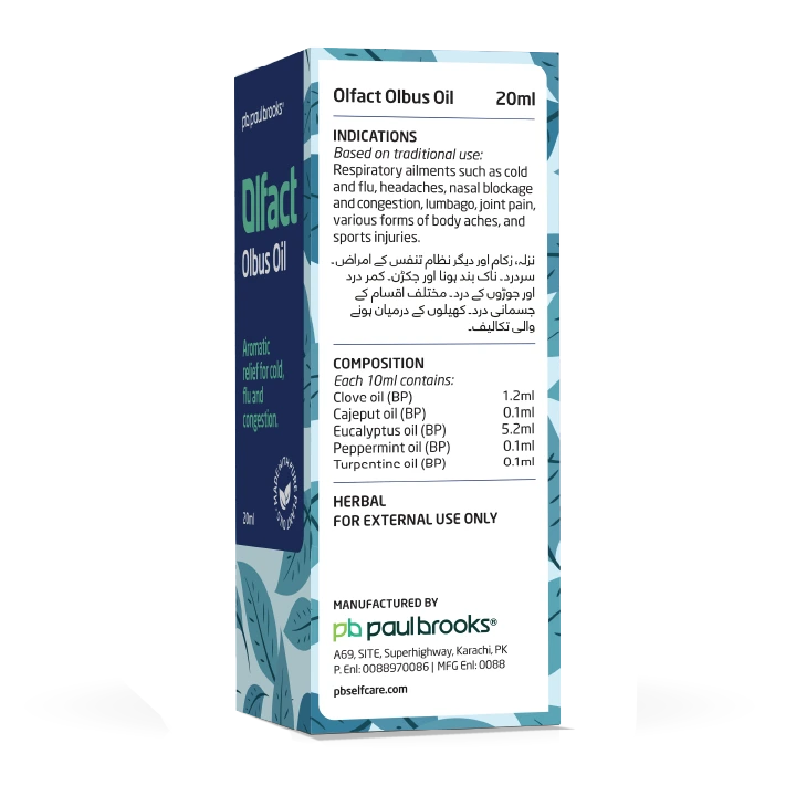 Olfact Olbus Oil Usage