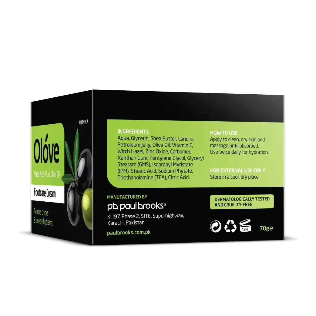 Olove Footcare Cream Made from Pure Olive Oil Price In Pakistan