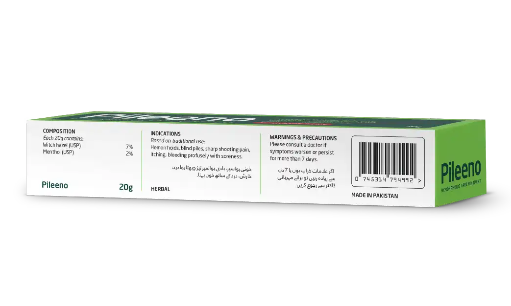 Pileeno Hemorrhoids Care Ointment For Piles Price In Pakistan
