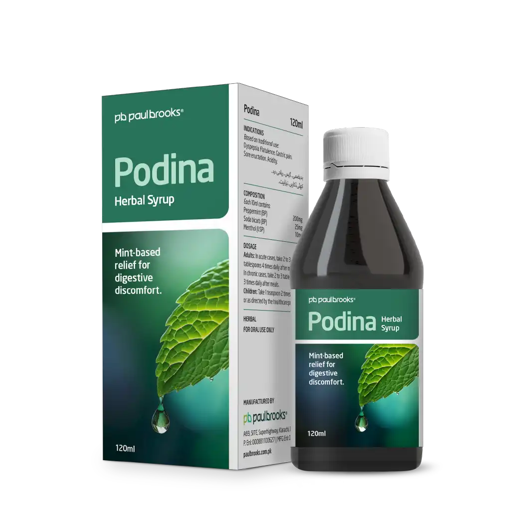 Podina Herbal Syrup Mint based relief for digestive discomfort price in pakistan