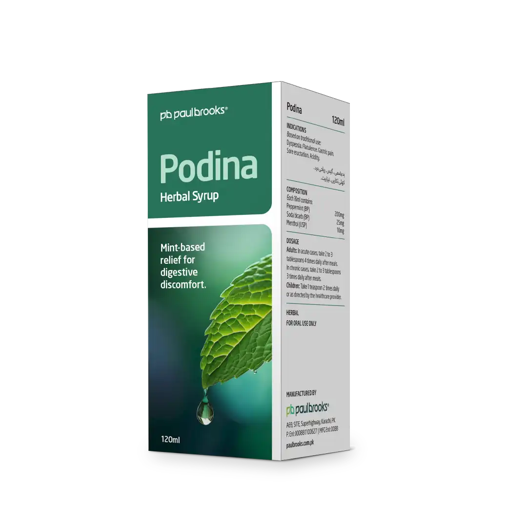 Podina Herbal Syrup Mint based relief for digestive discomfort price in pakistan