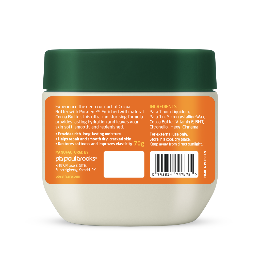 Puralene Petroleum Jelly Cocoa Butter Price in Pakistan
