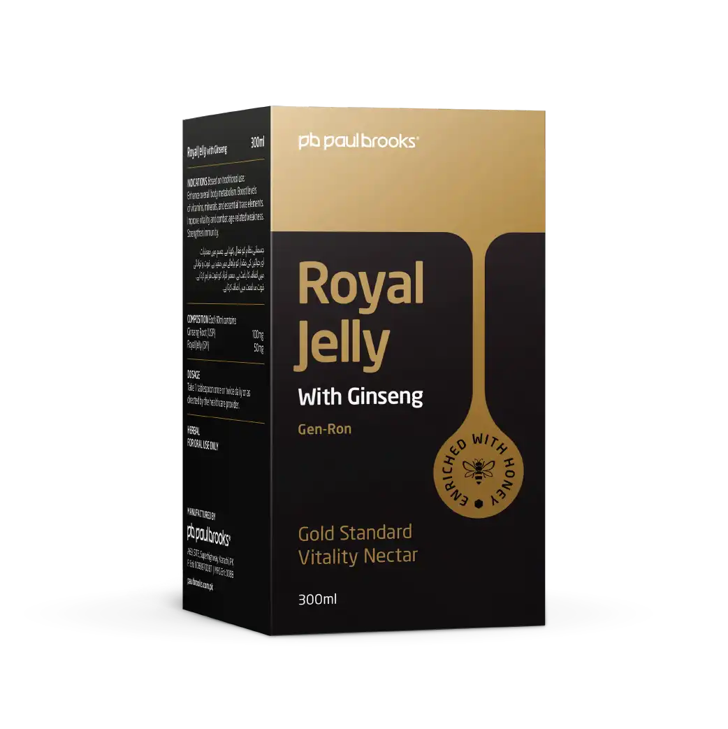 Royal Jelly With Ginseng - Gen-Ron - Gold Standard Vitality Nectar Price in Pakistan