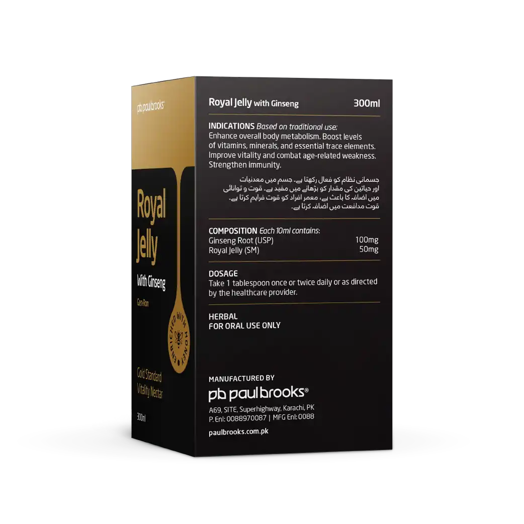 Royal Jelly With Ginseng - Gen-Ron - Gold Standard Vitality Nectar in Pakistan