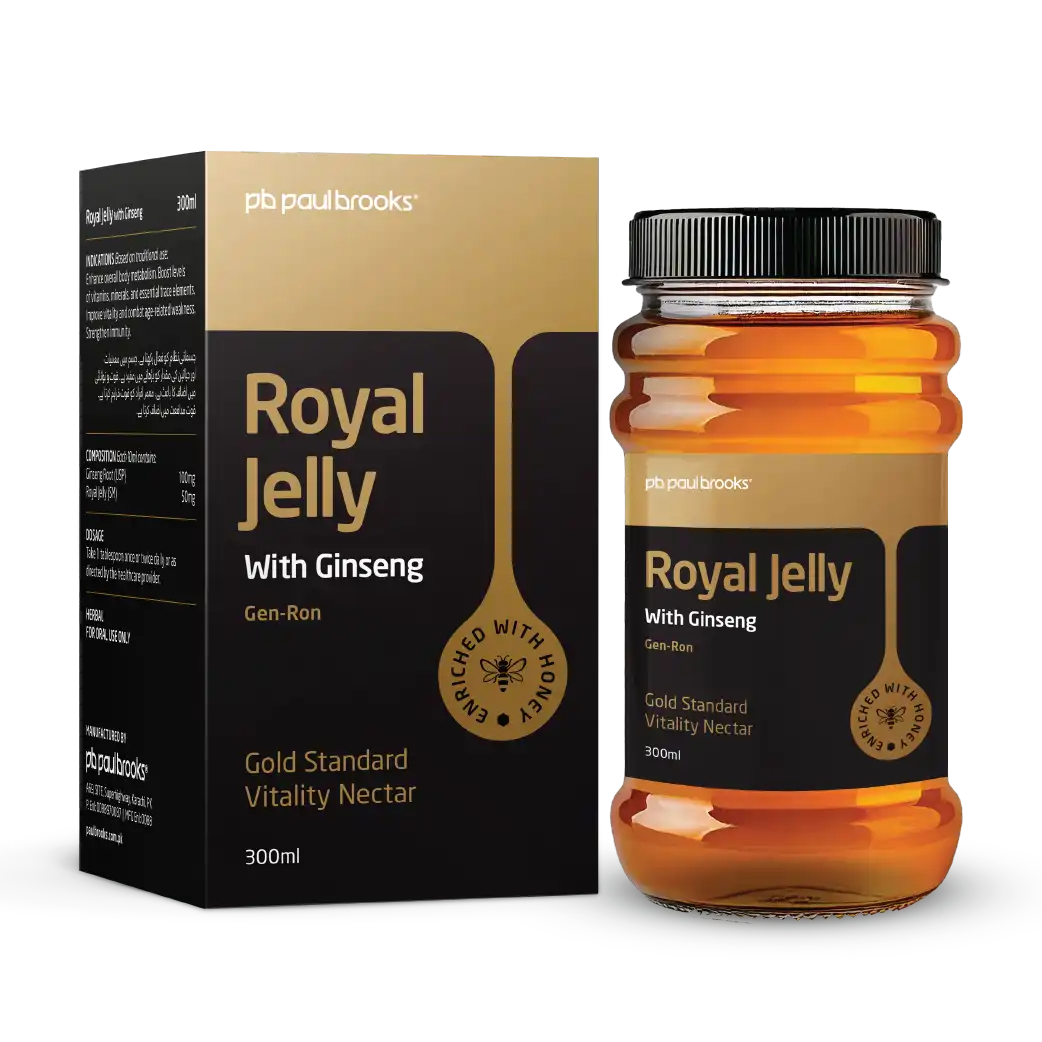 Royal Jelly With Ginseng - Gen-Ron - Gold Standard Vitality Nectar