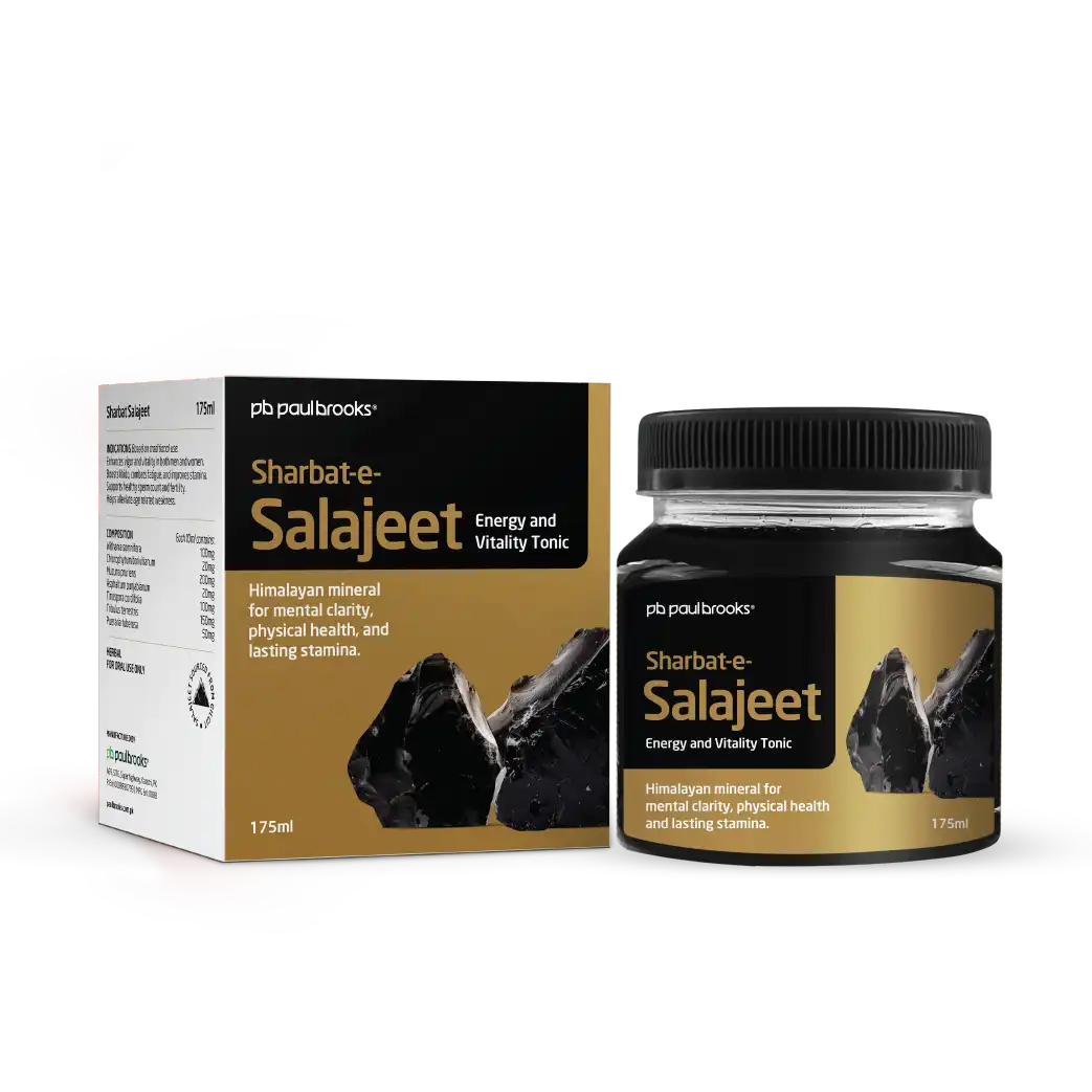 Sharbat-e-Salajeet Energy & Vitality Tonic - Himalayan mineral for mental clarity, physical health and lasting stamina