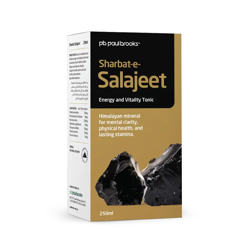 Sharbat-e-Salajeet Energy & Vitality Tonic - Himalayan mineral for mental clarity, physical health and lasting stamina For Mens