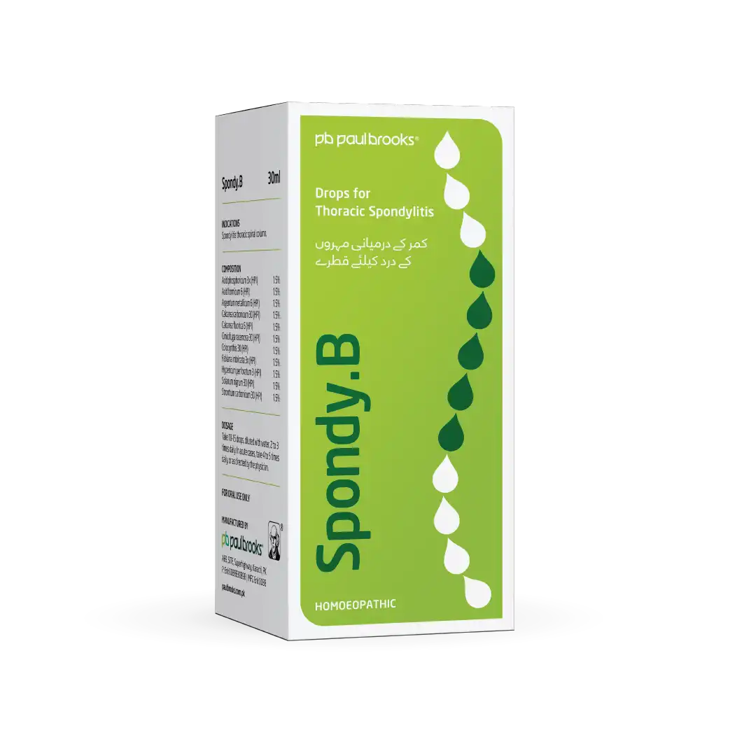 Spondy B Drops For Thoracic Spondylitis price in pakistan