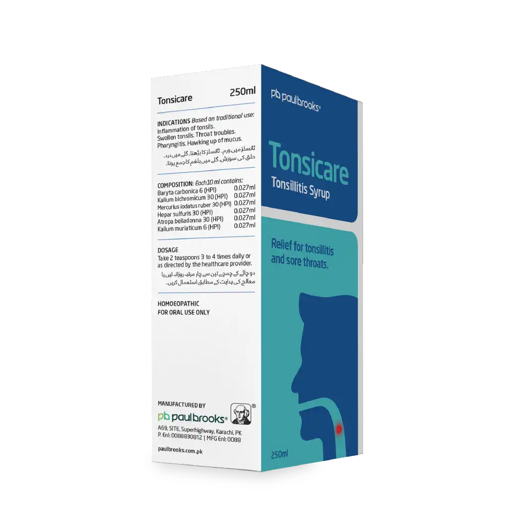 Tonsicare Tonsicare Tonsillitis Syrup- Relief For Tonsillitis And Sore Throats ...