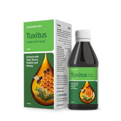 Tuxitus Cough & Flu Syrup - Infused With Tulsi, Bansa, Mulethi And Honey
