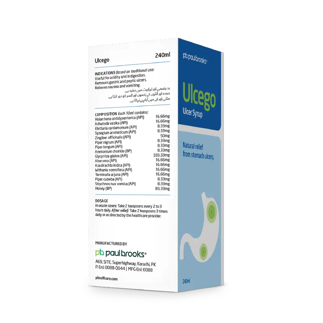 Ulcego Ulcer Syrup – Paul Brooks