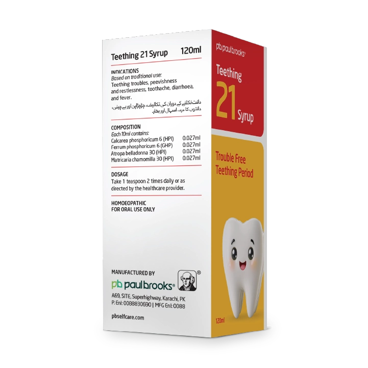 Teething 21 Syrup – Paul Brooks